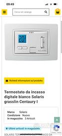 Termostato da incasso digitale bianco Solaris