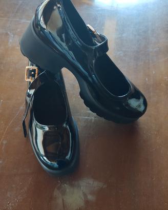 ballerine donna Mary Jane nr. 41 in vernice nera