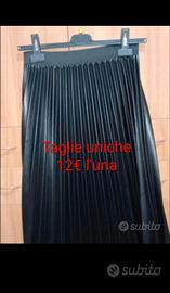 gonne nere taglie uniche 