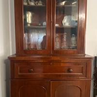 Bookcase libreria inglese 800 in mogano