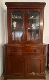 Bookcase libreria inglese 800 in mogano