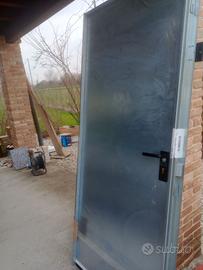 Porta acciaio cantina/garage 205x90