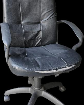 sedia ufficio in pelle 