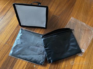 2 mini bank soft box per flash speedlite