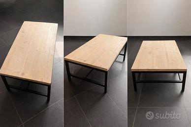 tavolino salotto stile industriale