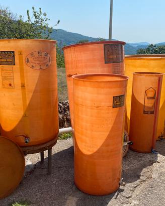 Botti e tini per vino o olio