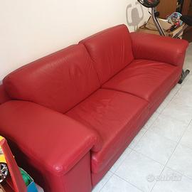 Divano letto ecopelle happy sofa
