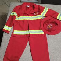 vestito di carnevale pompiere