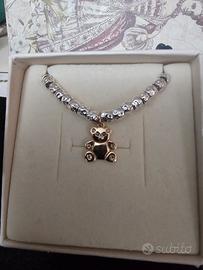Collana DoDo granelli con ciondolo orsetto
