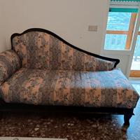 Divano 2 posti chaise longue vintage