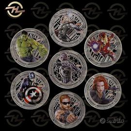 1 Moneta AVENGERS Marvel in Argento a scelta