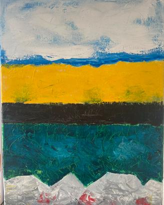 Quadro a olio su tela