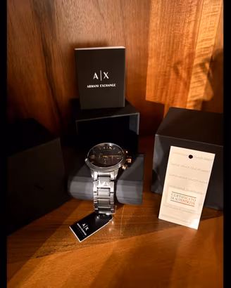 Armani Exchange Cronografo Nero Uomo 49 mm Nuovo