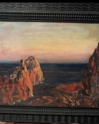 Dipinto antico Maestro Giovanni Zampolini  1927
