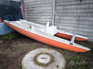 Pattino a remi salvataggio