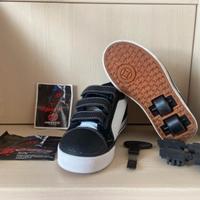 Scarpe con rotelle Heelys Bianche-Nere Taglia 32