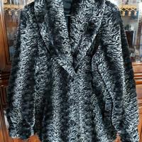 giacca di pelliccia sintetica 