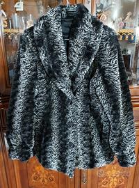 giacca di pelliccia sintetica 