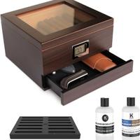 CASE ELEGANCE Humidor per Sigari in Cedro con Fini