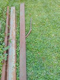10 barre di ferro 3/4 metri zona Mestre 
