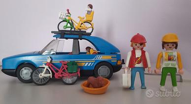 Playmobil Blue Family car 1986