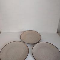 Tris di piatti grandi da portata e/o per pizza