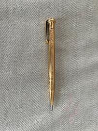 Matita Portamine Laminata in Oro 18 Carati Liberty