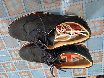 Scarpe Gutteridge uomo pelle blu n. 42