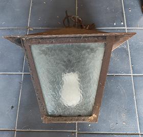 lanterna vintage in ferro battuto 