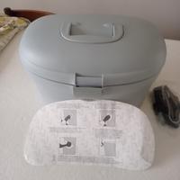 beauty  case Roncato blu avio nuovo