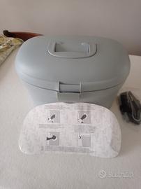 beauty  case Roncato blu avio nuovo