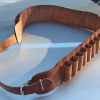 Cartucciera in vera pelle