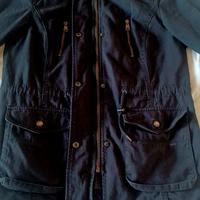 Giubbotto simile a Barbour Giaccone Blu Scuro Only