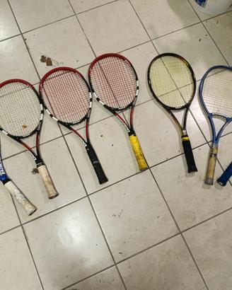 Racchette da tennis e borsone