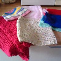 Stock 4 pezzi di lana fatti a mano