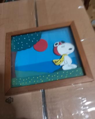 Raro Quadretto Snoopy
