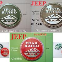 JEEP TRAIL RATED 4x4 Stemma RENEGADE WRANGLER Logo