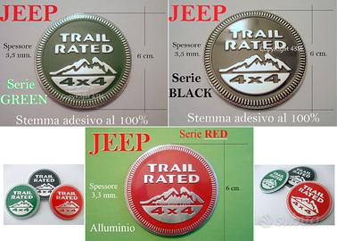 JEEP TRAIL RATED 4x4 Stemma RENEGADE WRANGLER Logo