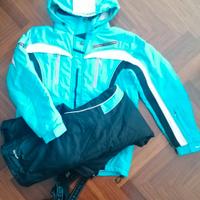 Tuta + guanti da sci snowboard neve  12 -14 anni