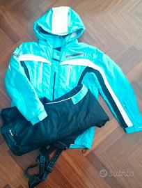 Tuta + guanti da sci snowboard neve  12 -14 anni
