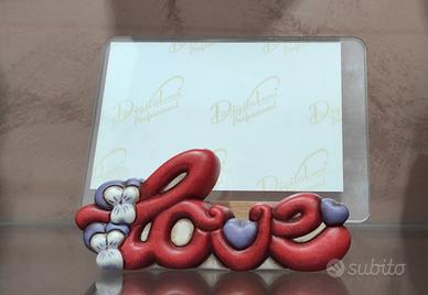 Thun porta fotografica scritta Love