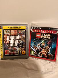 Grand Thef Auto 4 e Lego Star Wars Saga Completa