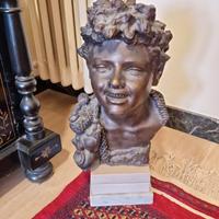Busto in Bronzo "Scugnizzo Sorridente" su Marmo