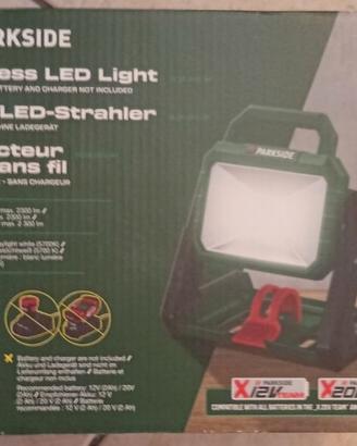 Faro / luce  led ricaricabile Parkside No batteria