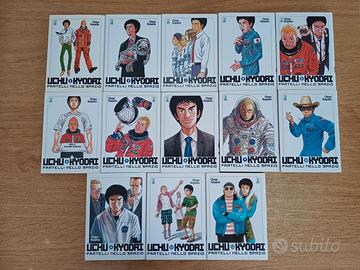 Primi 13 volumi Uchu Kyodai-Fratelli nello spazio