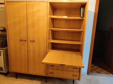 Armadio- Mobile multifunzionale anni '60-70