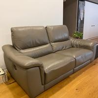 Divano 3 posti relax in pelle fiore poltrone sofa'