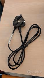 cavo alimentazione con spina inglese