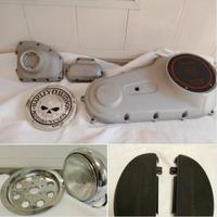 Cover carter derby cam dyna pedane Harley