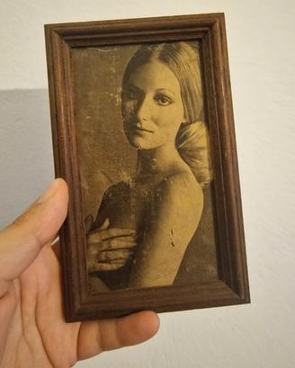 stampa su legno anni 60